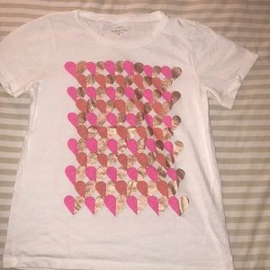 J Crew Heart T Shirt